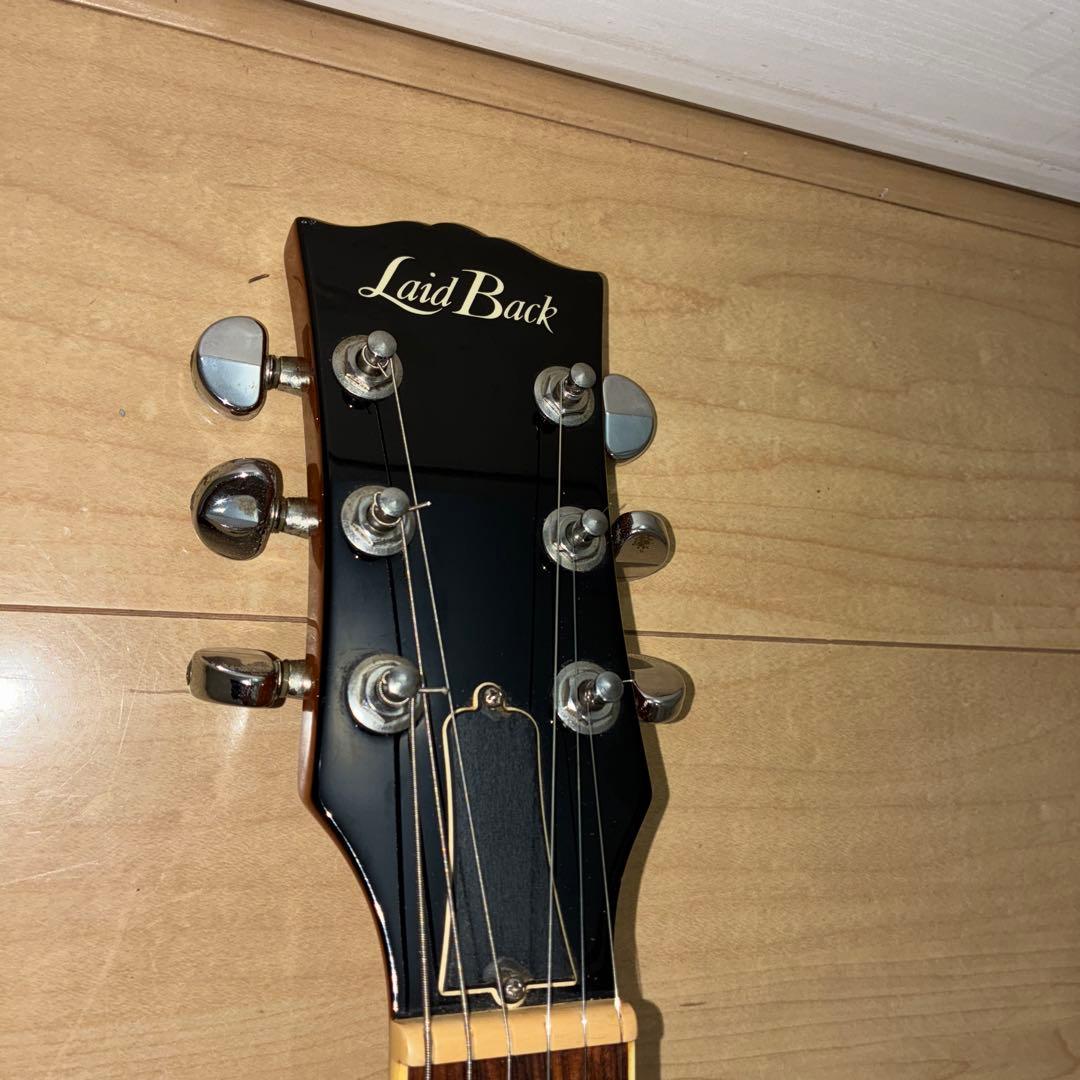 弦交換済み！激虎目　王道　laid back エレキギター レスポールタイプ
