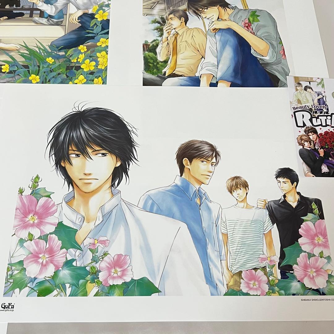 レア】花は咲くか 複製原画 ルチル原画展 ポストカード付き アート グッズ