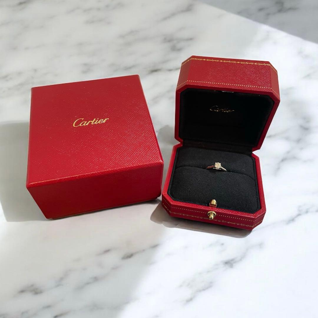 【価格見直し】Cartier 1895 ソリテール 0.35ct GIA VS1