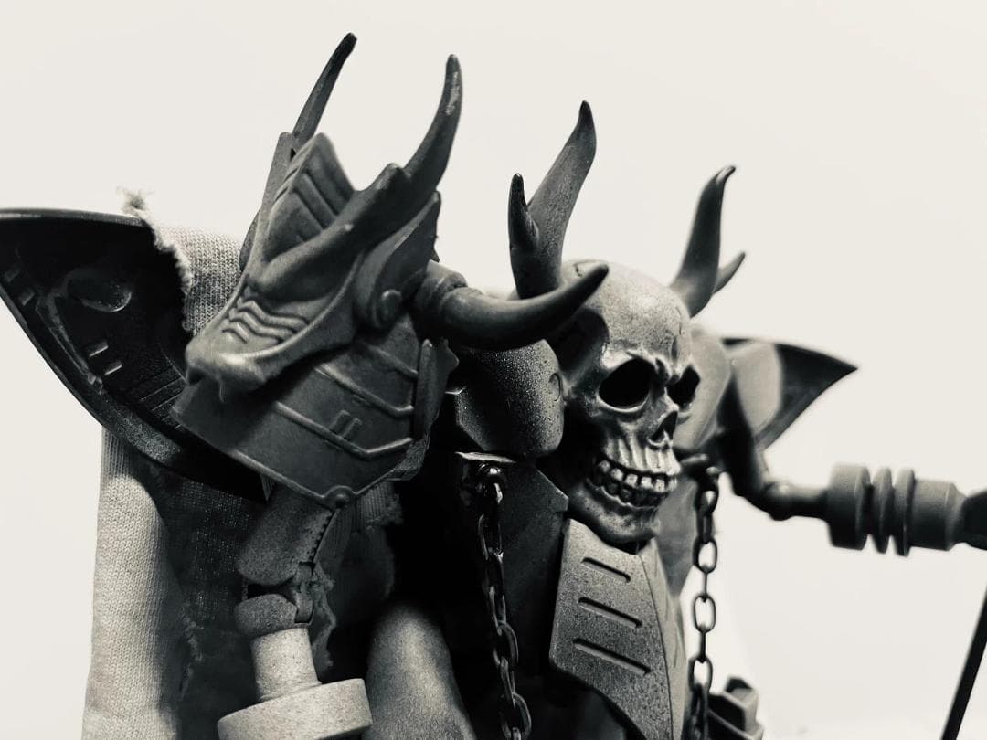 【予約可】一点物 骸骨メカモデル 廃土風 15cm 可動