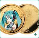 初音ミク Happy 16th Birthday　公式カラー金貨&銀貨セット