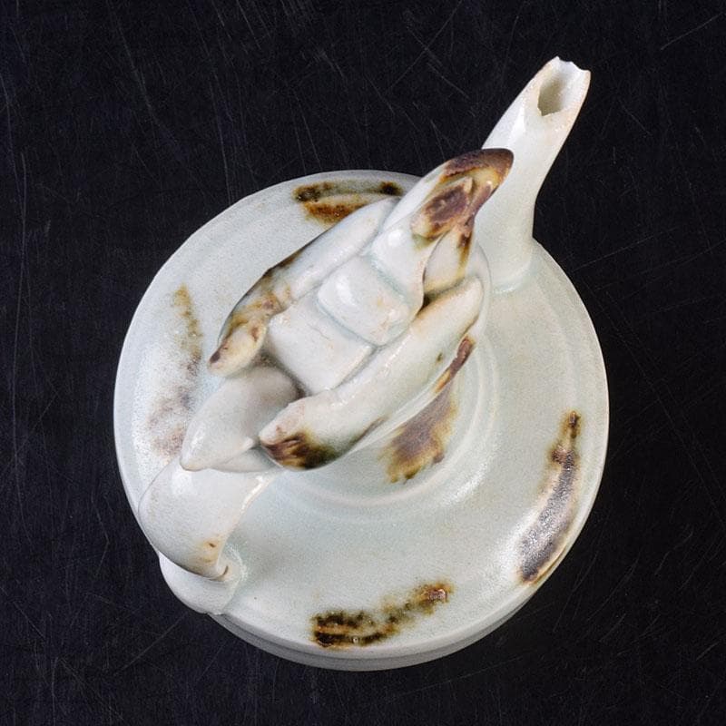 中国　白磁　鳥形水滴　M　R9025