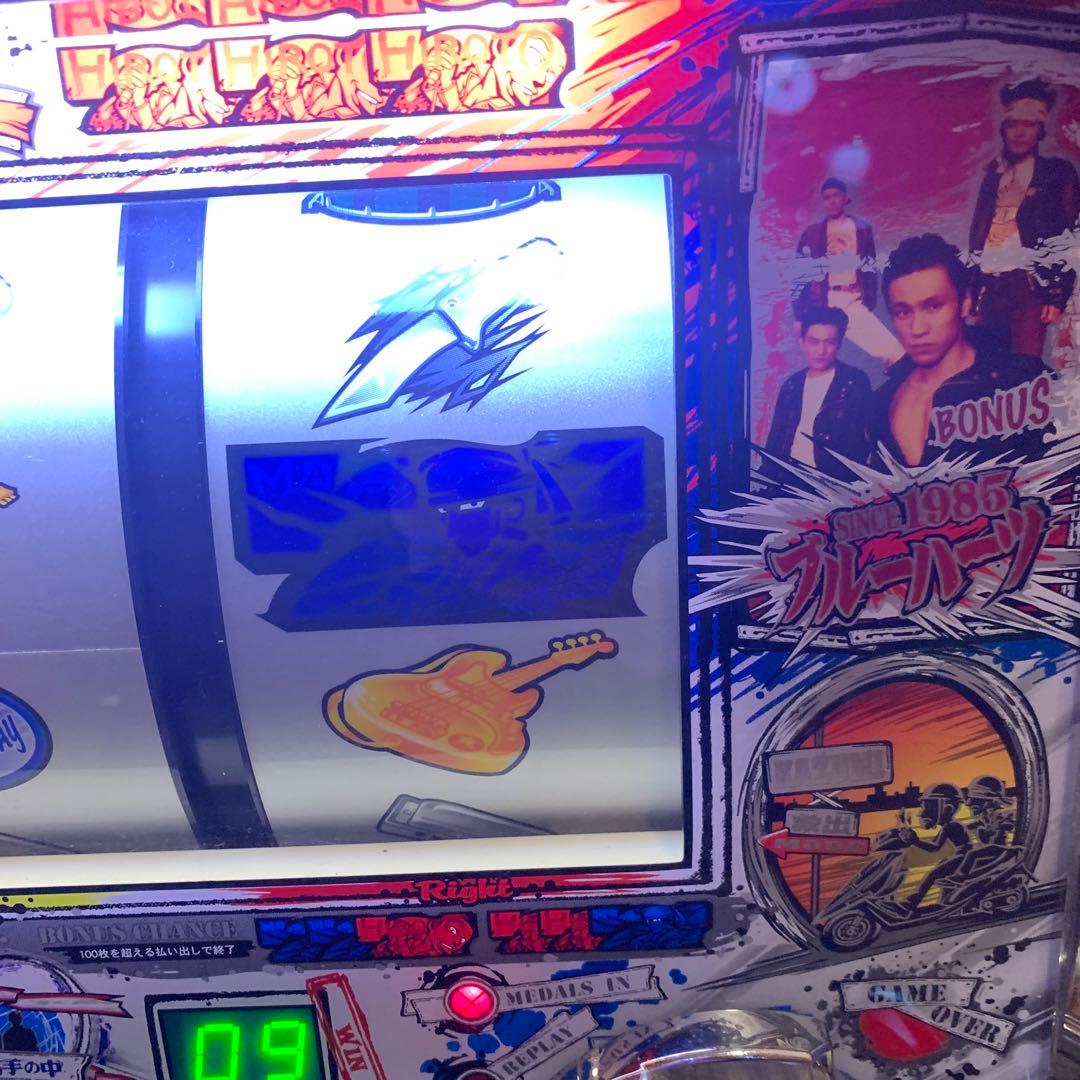 希少】ザ・ブルーハーツ パチスロ 実機 コイン不要機 スロット 銀座