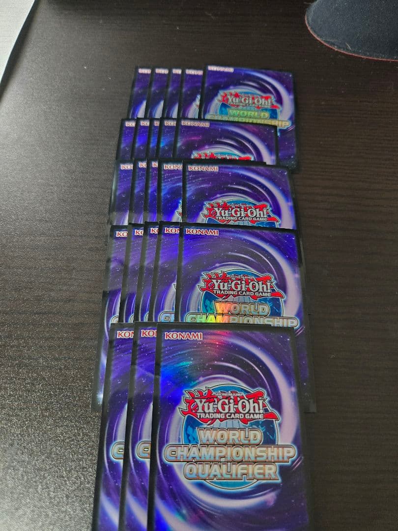 遊戯王 WCQ スリーブ 紫 98枚