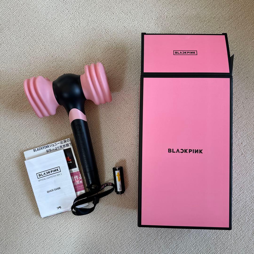 BLACKPINK ペンライト ピンク/ブラック ver2 - メルカリ