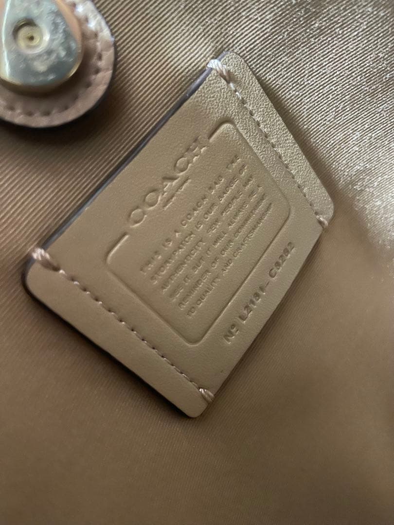 み*★様 ❤️Coach SNOOPY❤️スモールタウンバケットバッグ日記刺繍付