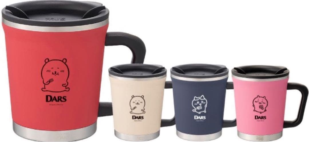 ちいかわ　ハチワレ　真空断熱マグカップ　DARS景品
