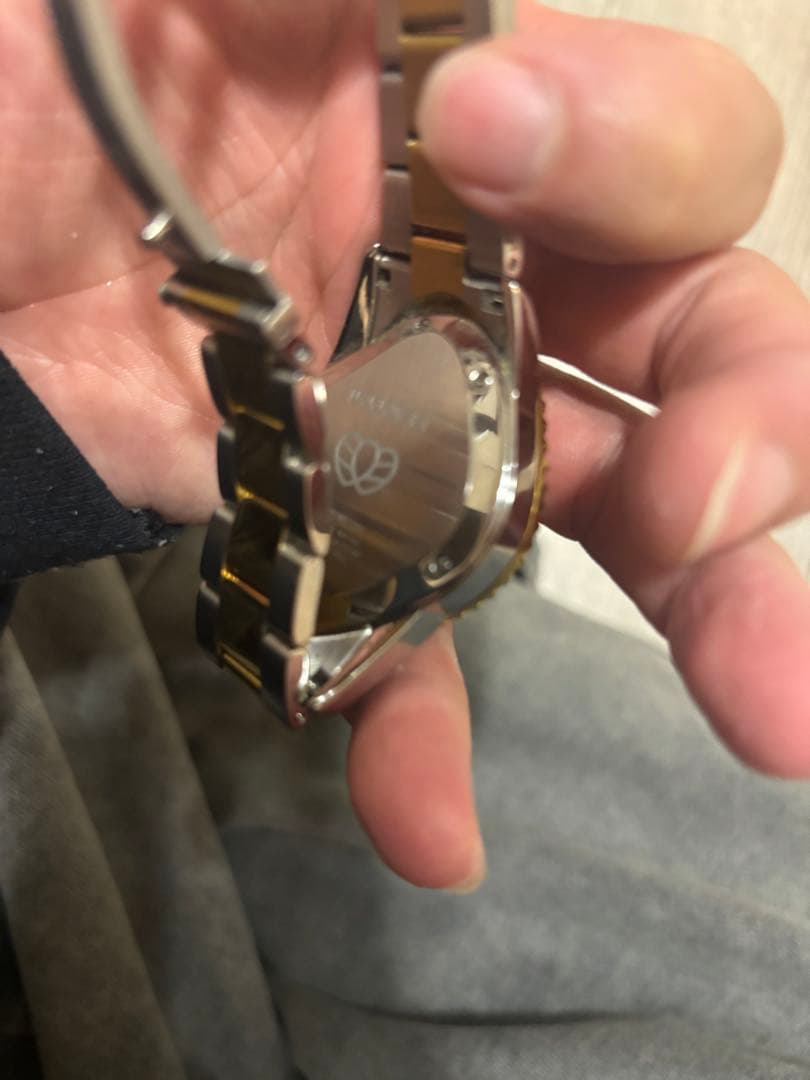 LAARVEE(ラーヴィー) ゴールド ブルー ダイバーズウォッチ