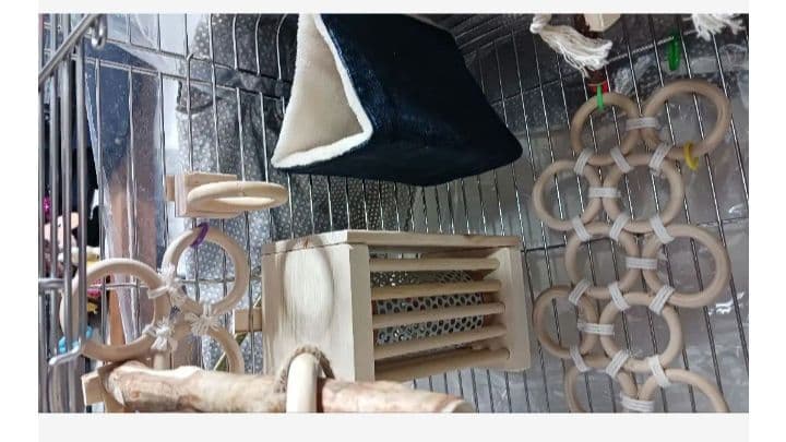 h2 あったかステージ 四角い止まり木 ヒーターいたずら防止 インコ 小動物