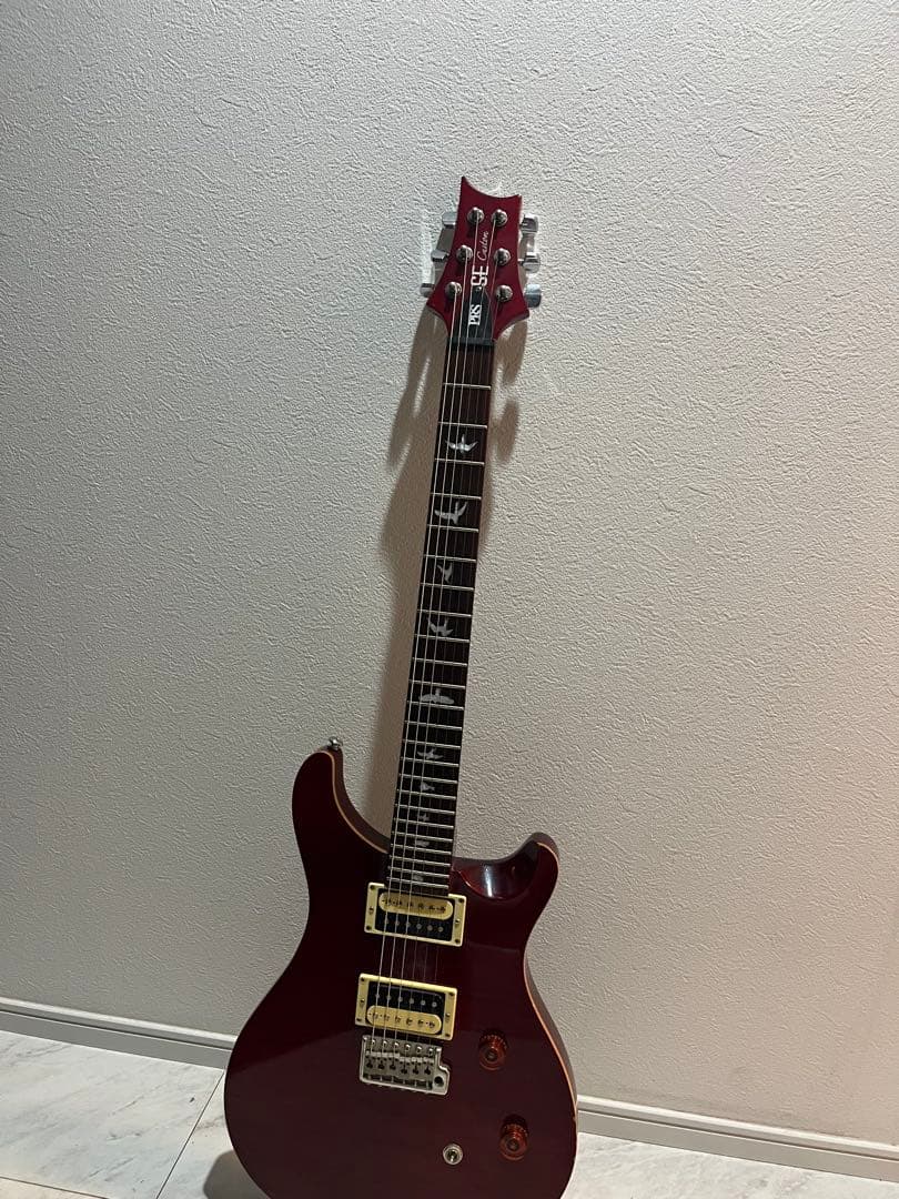 PRS SE エレキギター ワインレッド ギターケース付き