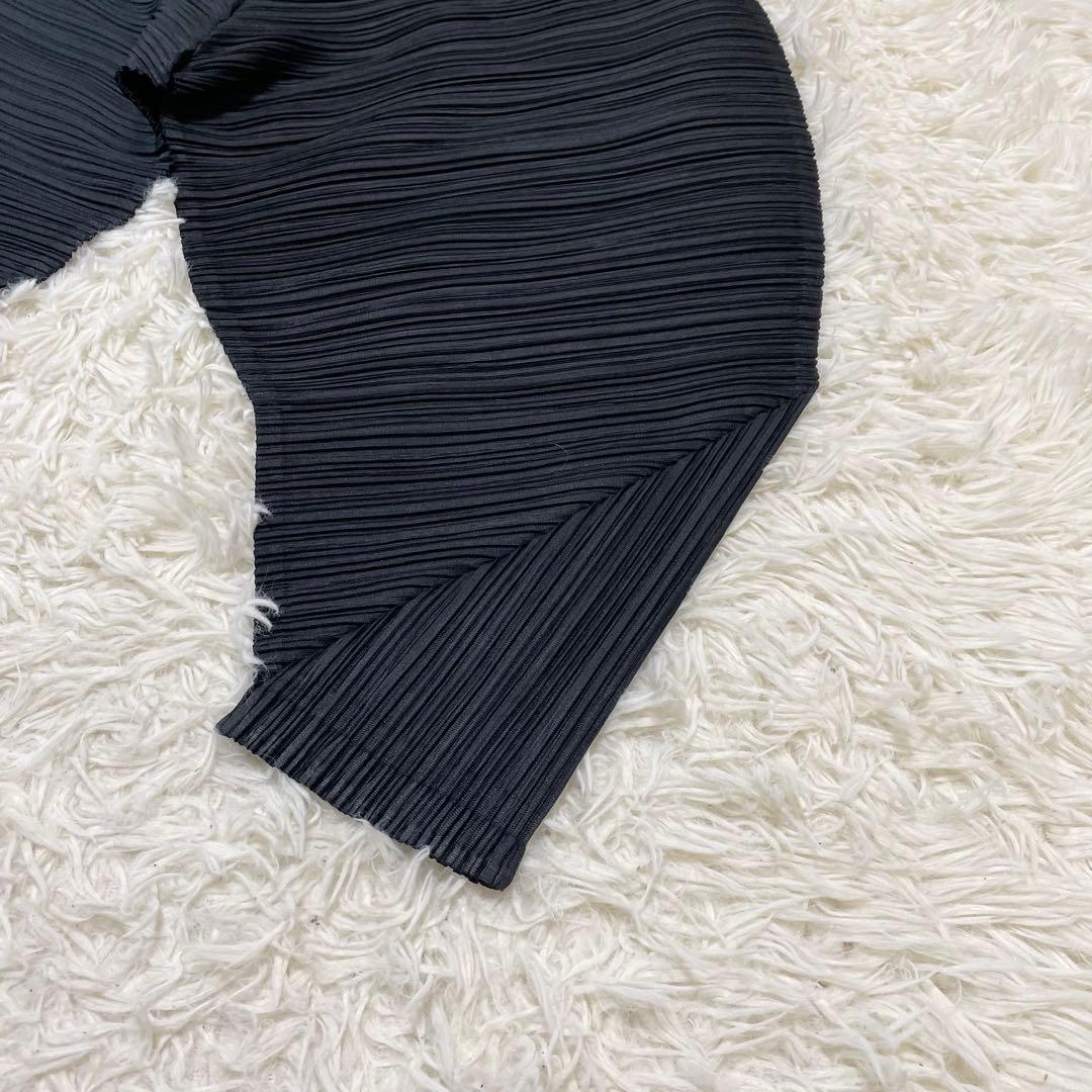 PLEATS PLEASE　変形　切り替え サルエルパンツ　ブラック