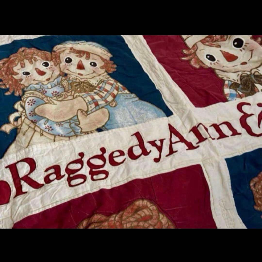 希少✨️アンとアンディー パッチワーク ラグ マット タペストリー 大