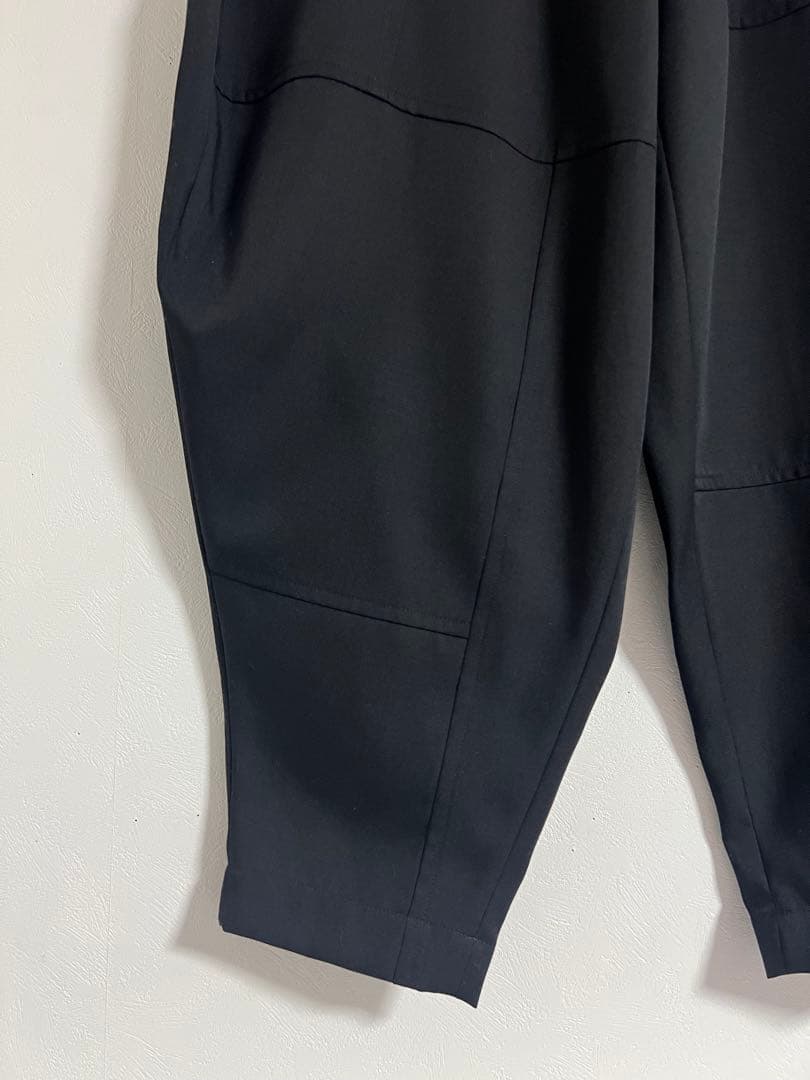 サルエルパンツ ブラック ゴムウエスト