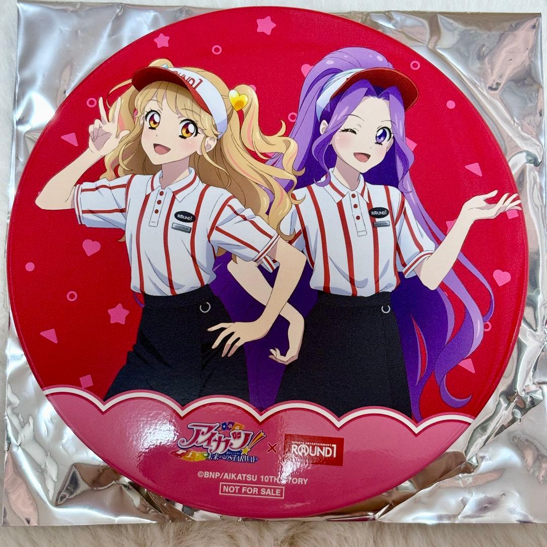 アイカツ ラウンドワン 缶バッジ 夏樹みくる 神崎美月 - メルカリ