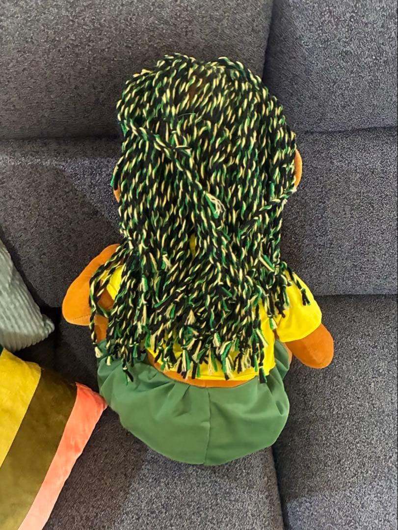ラスタマン風 ぬいぐるみ　◯レゲエ好き必見！インテリアにも◎