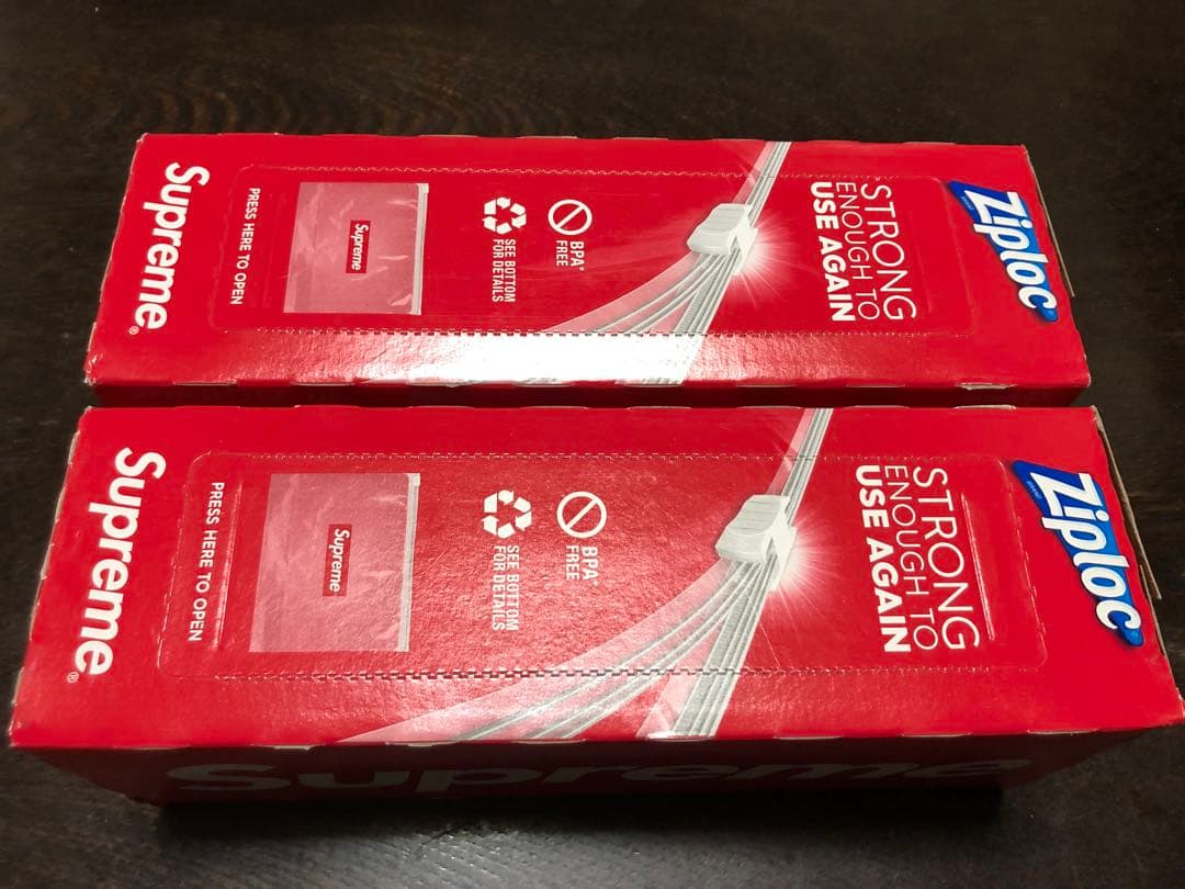 Supreme Ziploc シュプリーム ジップロック 2箱