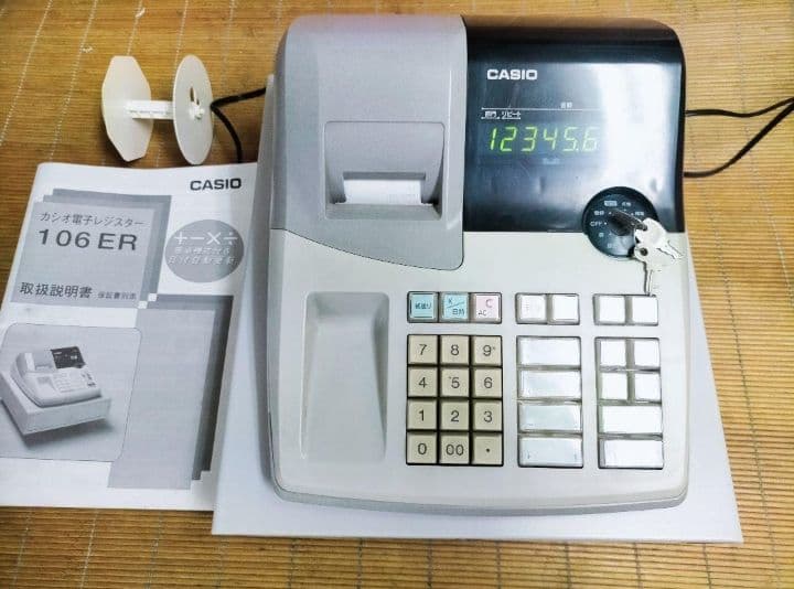 カシオレジスター 106ER 簡単便利特殊 送料込 611600