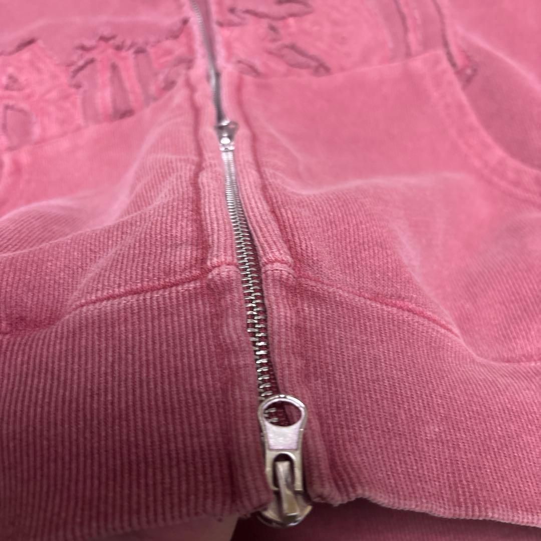 【あおち】BlessU ピンク パーカー ジップフーディ