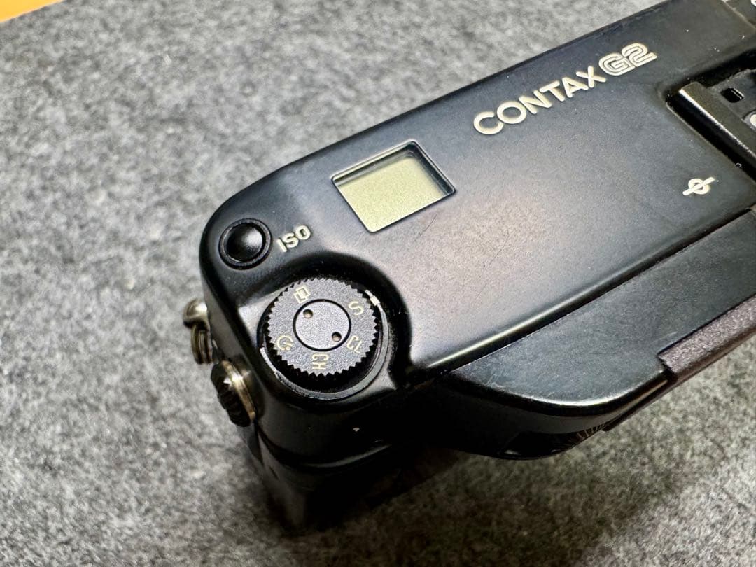 超美品】CONTAX G2 ブラック+本革カメラケース+ケーブルスイッチ