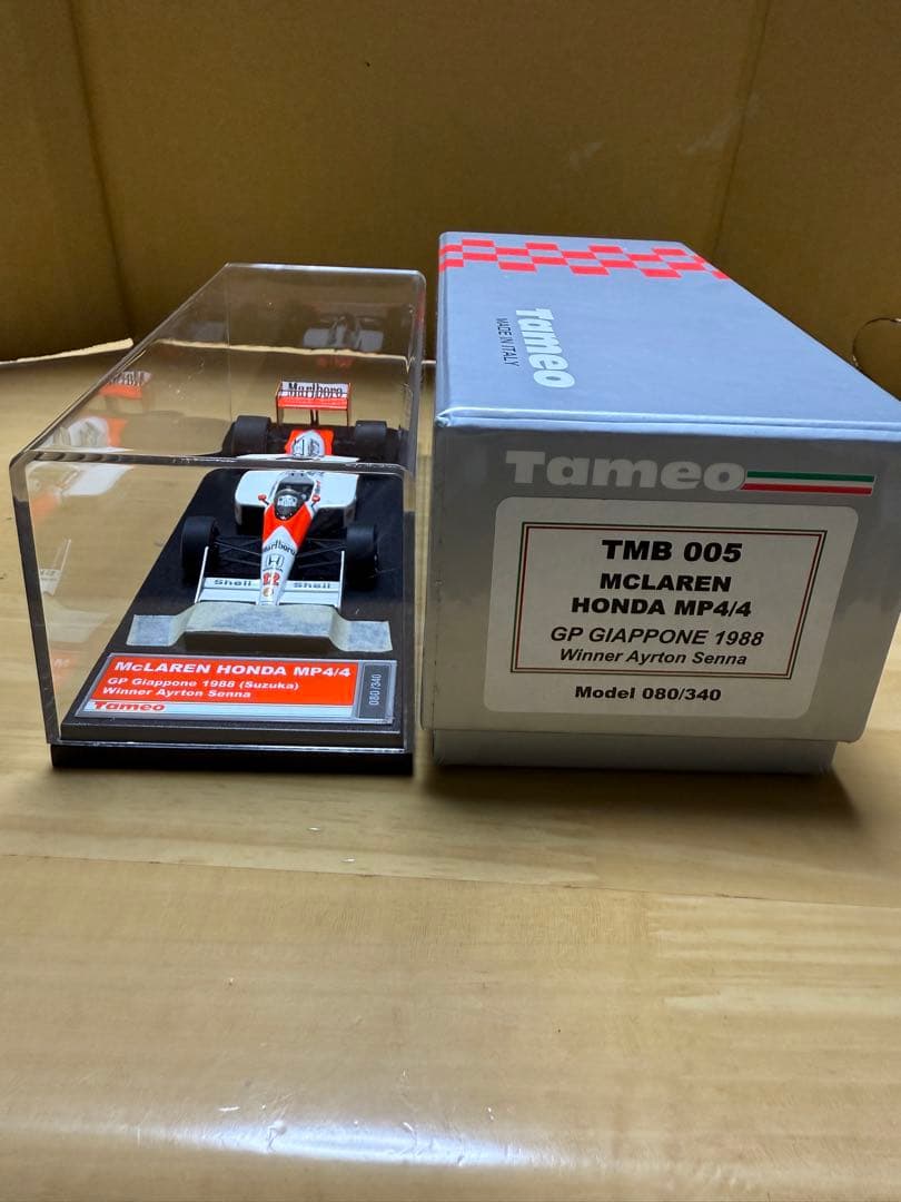 1/43タメオ　マクラーレンホンダMP4/4
