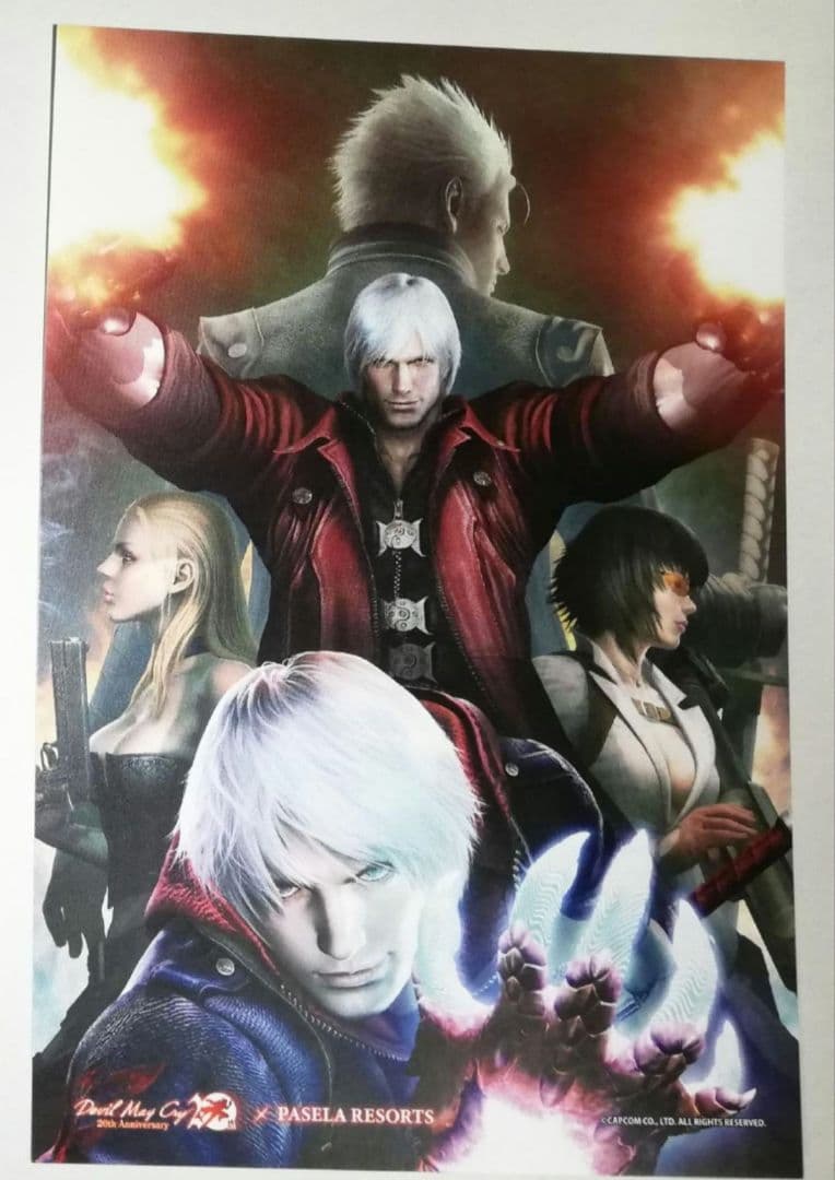 デビルメイクライ 20周年 パセラコラボカフェ ポストカード ネロ