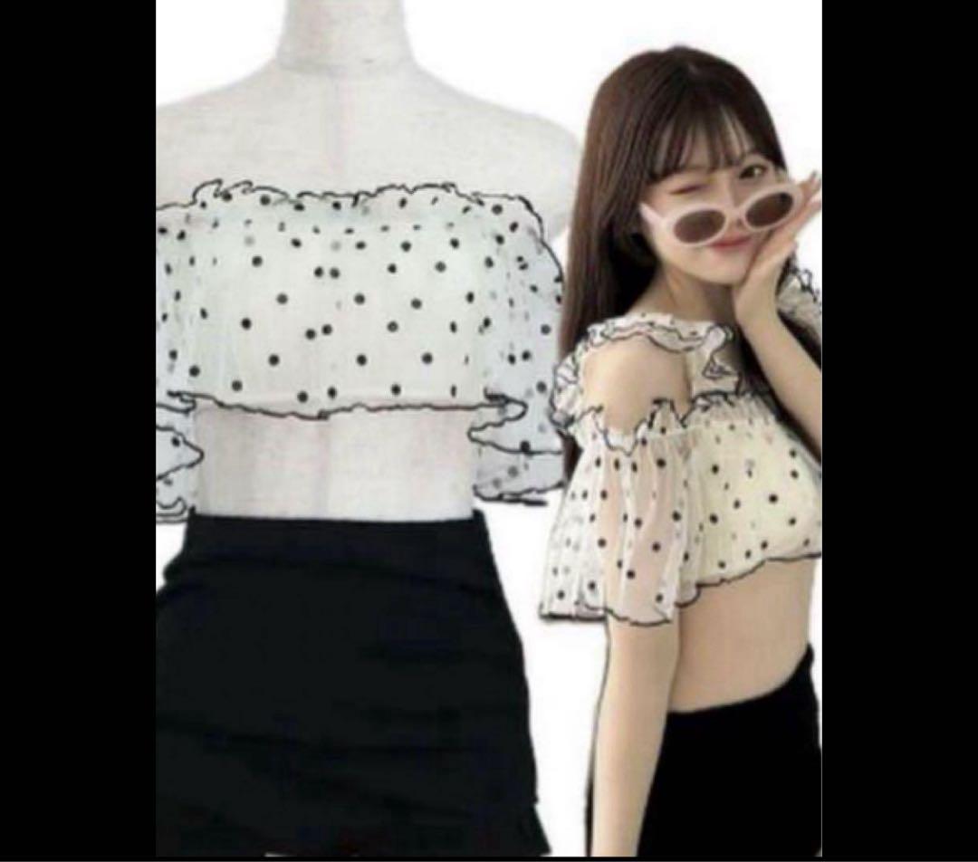 riliドットチュール2wey水着