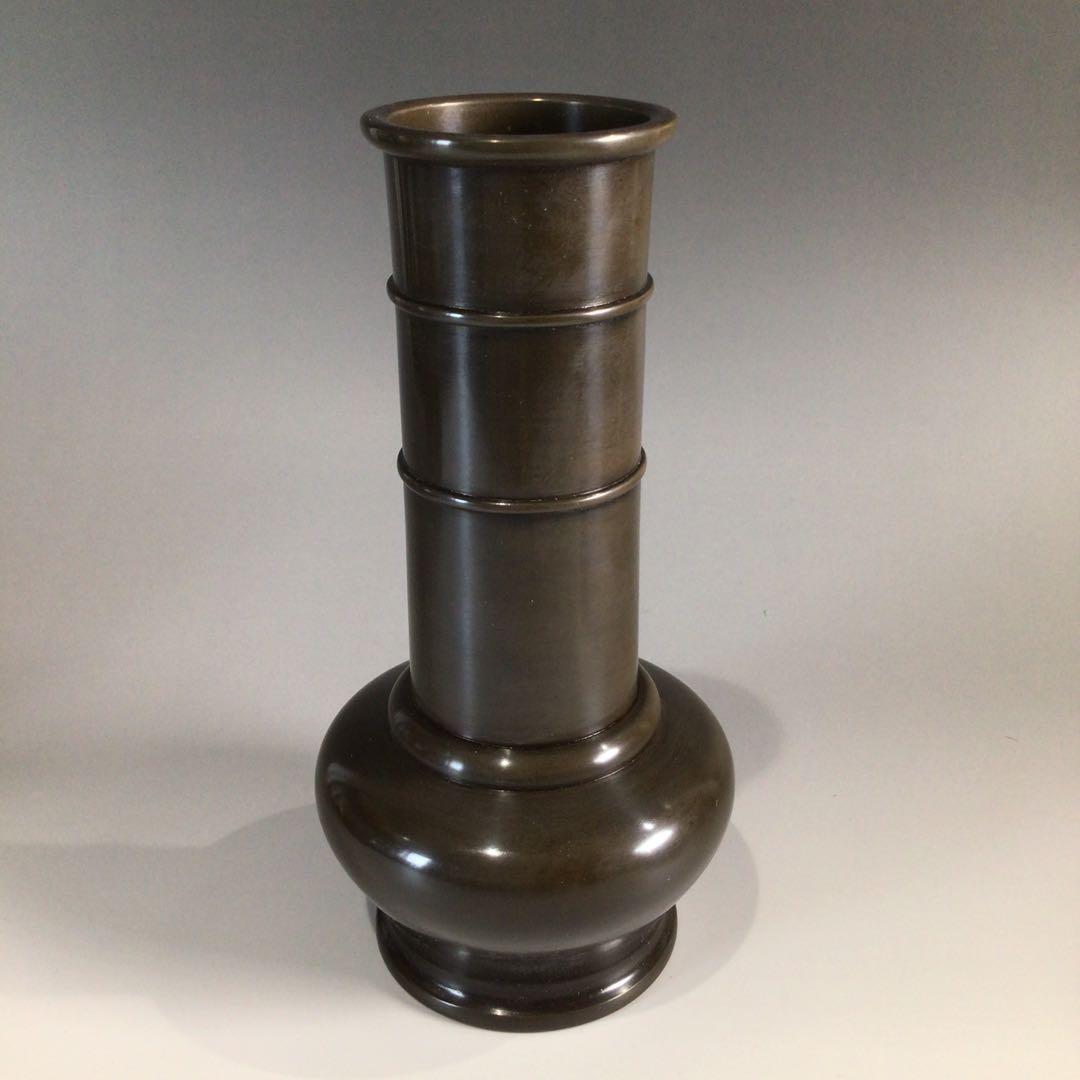 P381 皆具 『藤井宗喜造』『唐銅』『鬼面釻』『水指 建水 蓋置