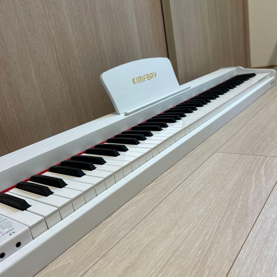 在庫1品❣️お値下中✨️ IKTMI 電子ピアノ 88鍵盤 ペダル付 木製 電子