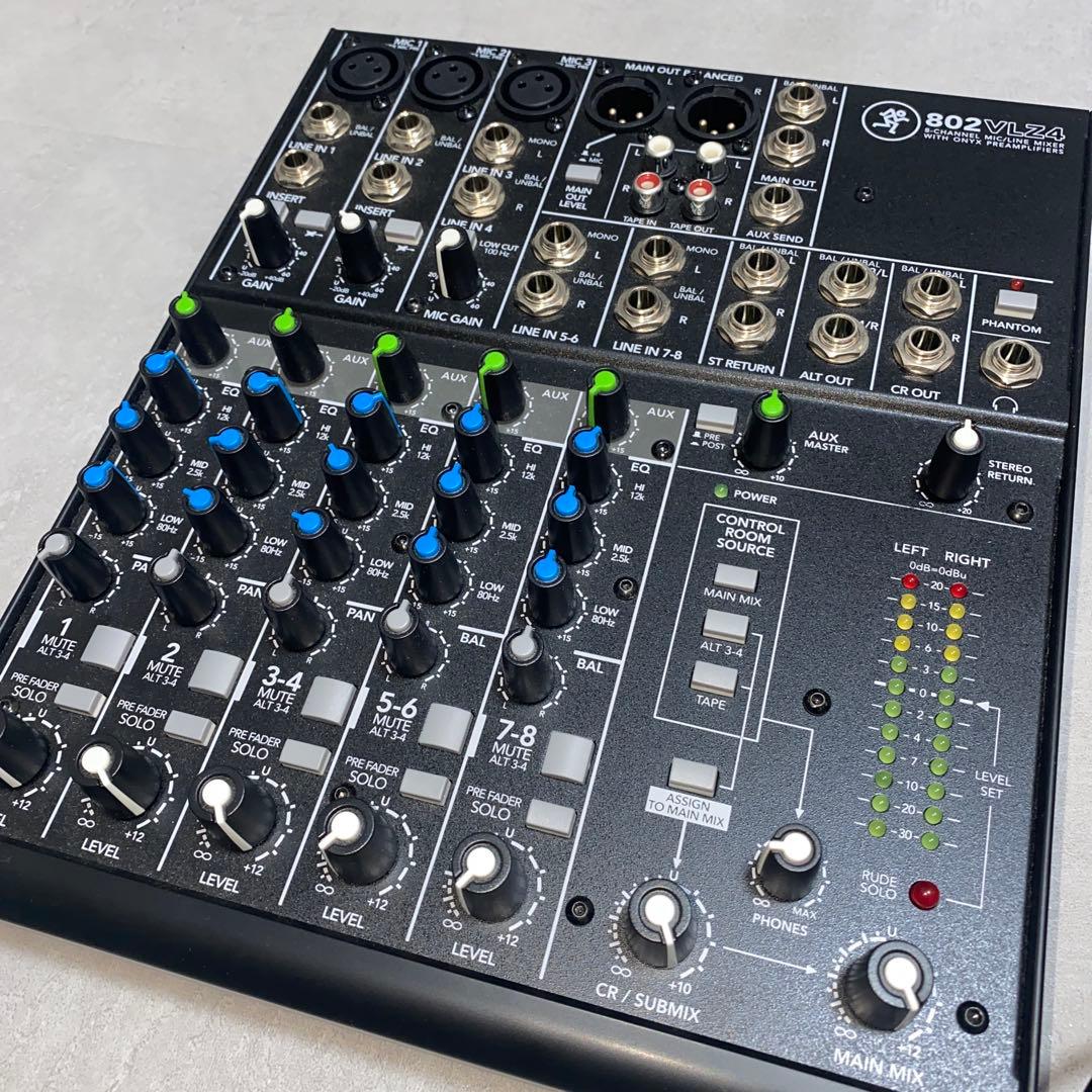 【美品】802VLZ4 MACKIE アナログミキサー