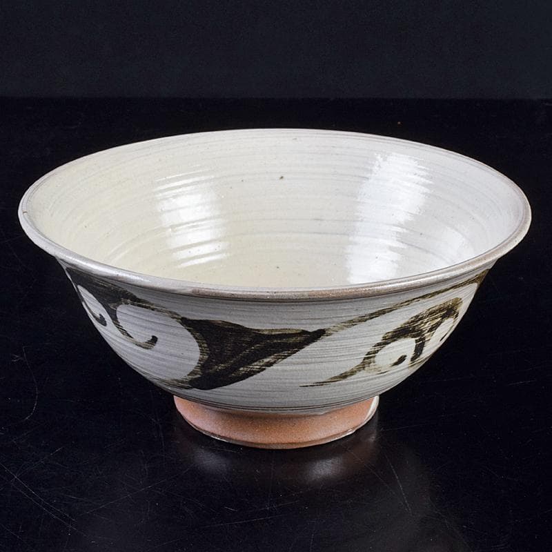 朝鮮美術　李朝　新高麗　鶏竜山三島絵　茶碗　銘緑毛　有馬頼底極め箱　VR8892