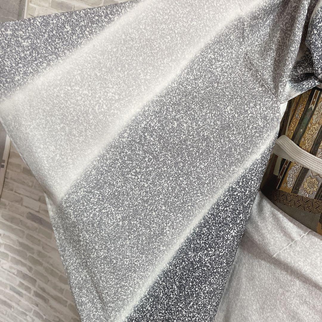 訪問着 フルセット 桜の木 菊 流水 金彩加工 叩き染 入学式 卒業式 I2