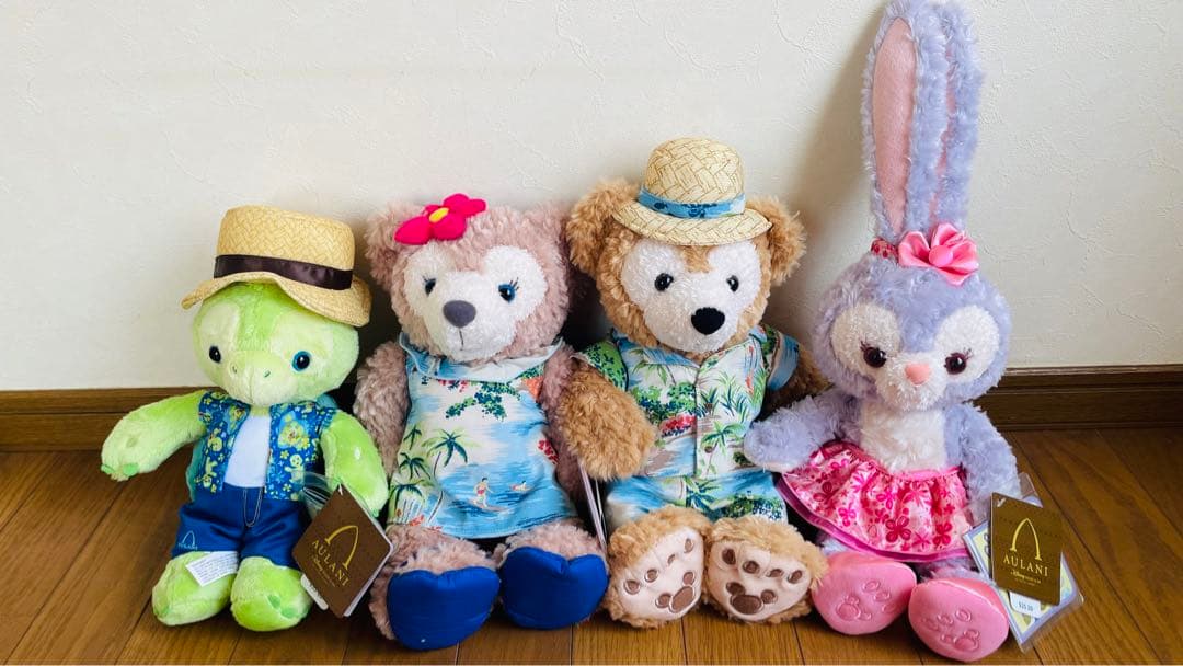 Disney HAWAII AULANI ぬいぐるみ ハワイ アウラニ4体セット