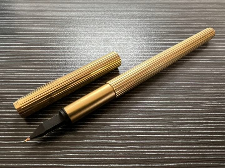 モンブラン ノブレス 万年筆 ゴールド EF（極細字） 14金 ウィングニブ