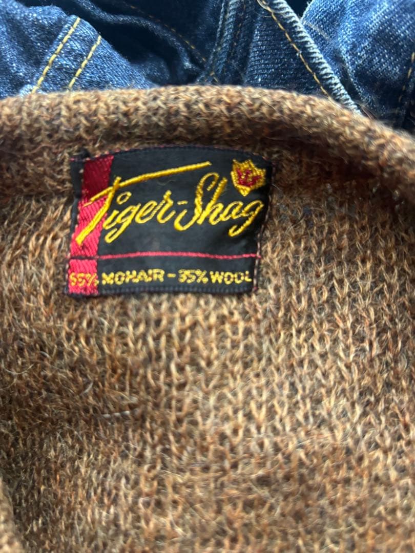 つ*み様 モヘア　カーディガン　ビンテージ　茶　カートコバーン