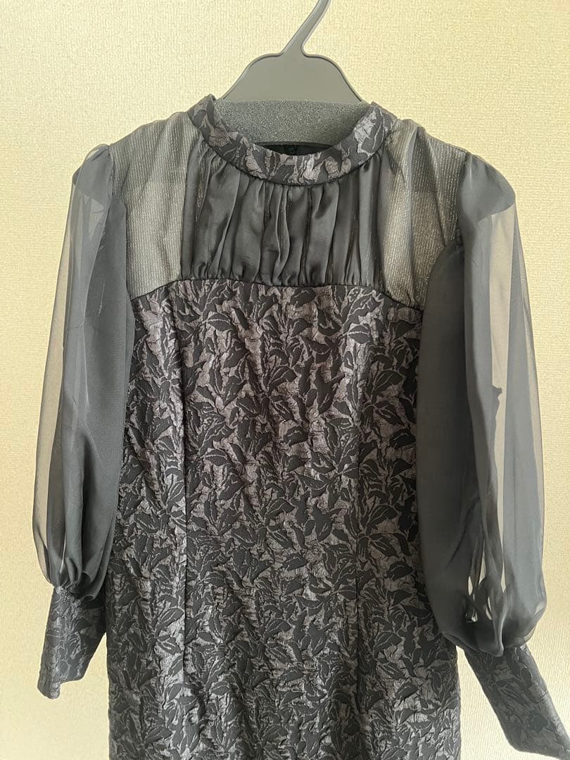 niana ジャガードIラインロングドレス