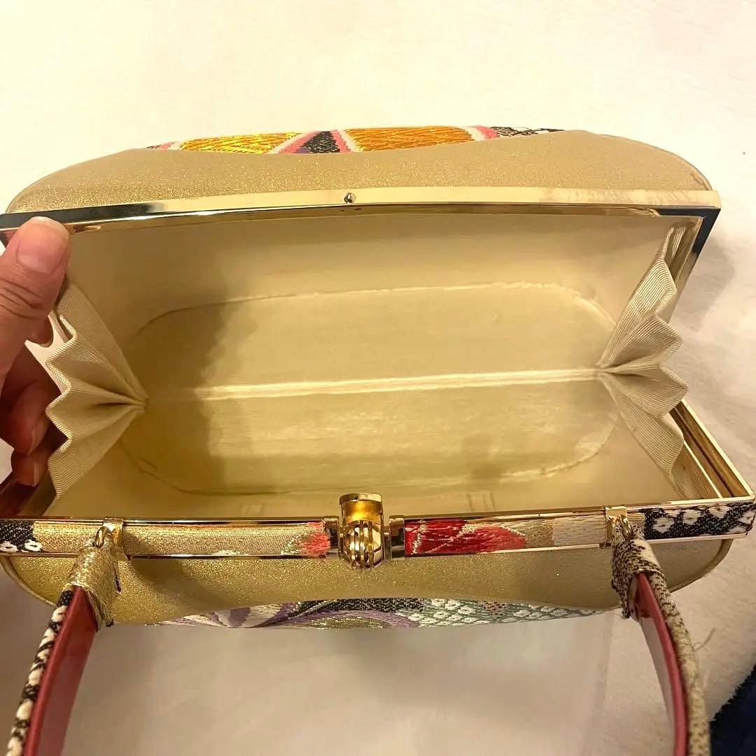 成人式3点セット　バッグ　下駄24㎝　ショール　バラ売り可　着物用　卒業式