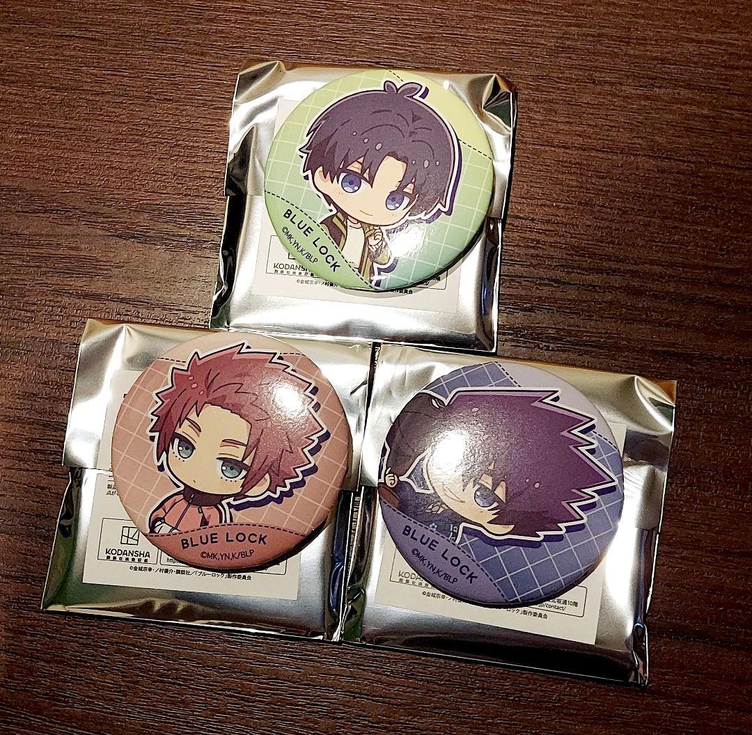 ブルーロック まねきねこ 缶バッジ 潔・烏・冴 - メルカリ