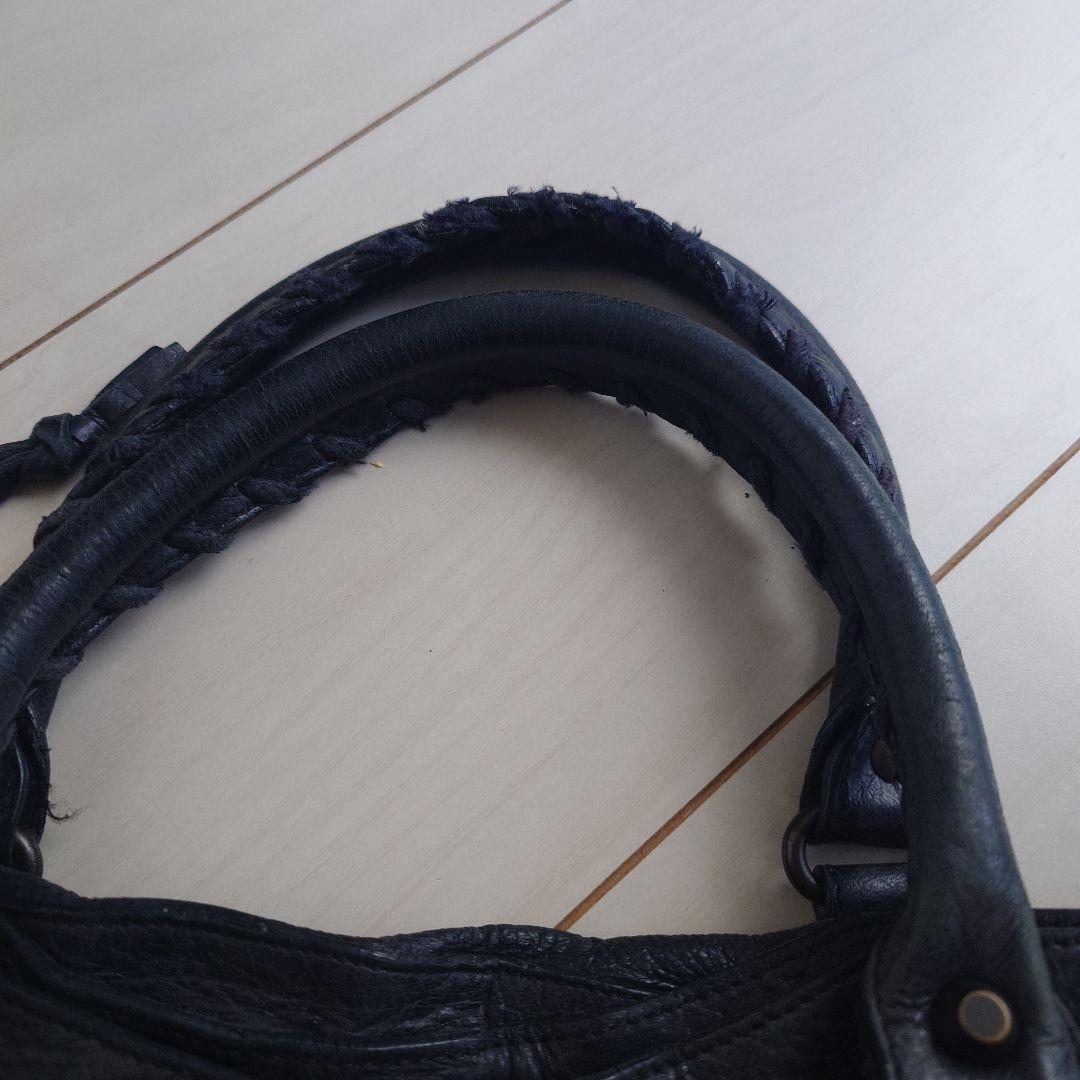 ト*ズ様 バレンシアガ シティ BALENCIAGA CITY ブラック