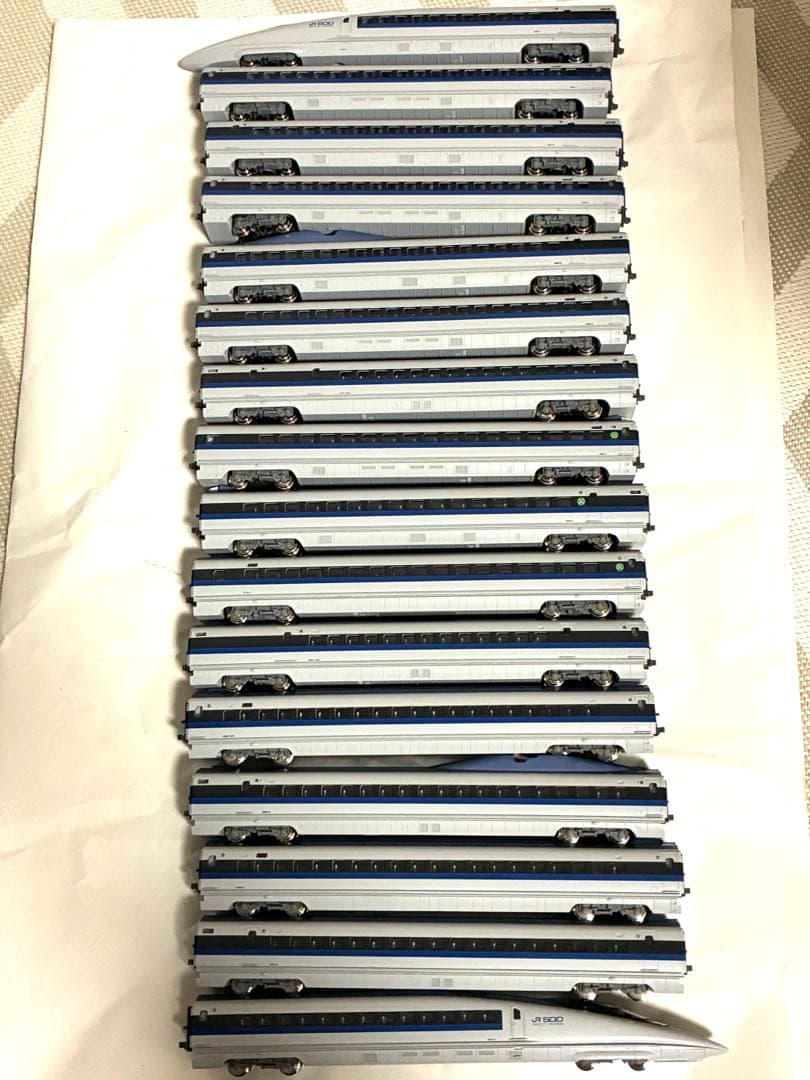 500系新幹線16両　kato ライト点灯動力動作確認済