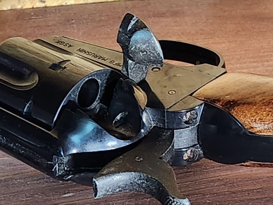 R*n様 ジャンク　マルシン　SAA　ピースメーカー　旧型ガスガン　木製グリップ