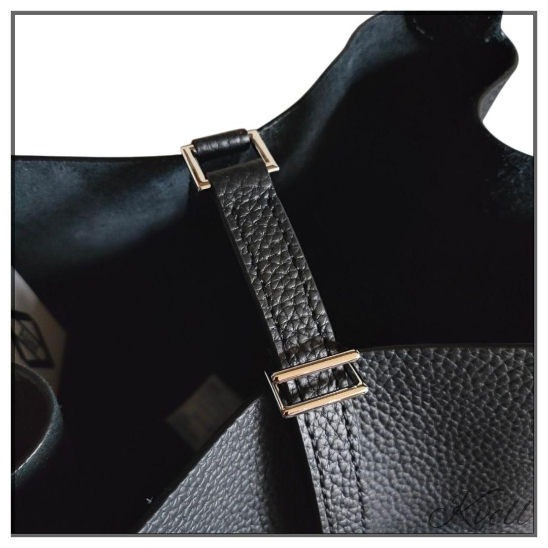 【新品】 本革 レザー バケツ キューブ ハンド 鍵 PM MM 即納 牛革