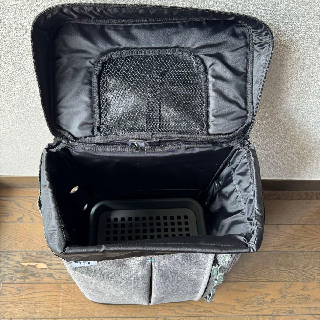 うさぎ専用 ラパンリュックキャリー スノコ付きトイレ 給水器取付可 肩