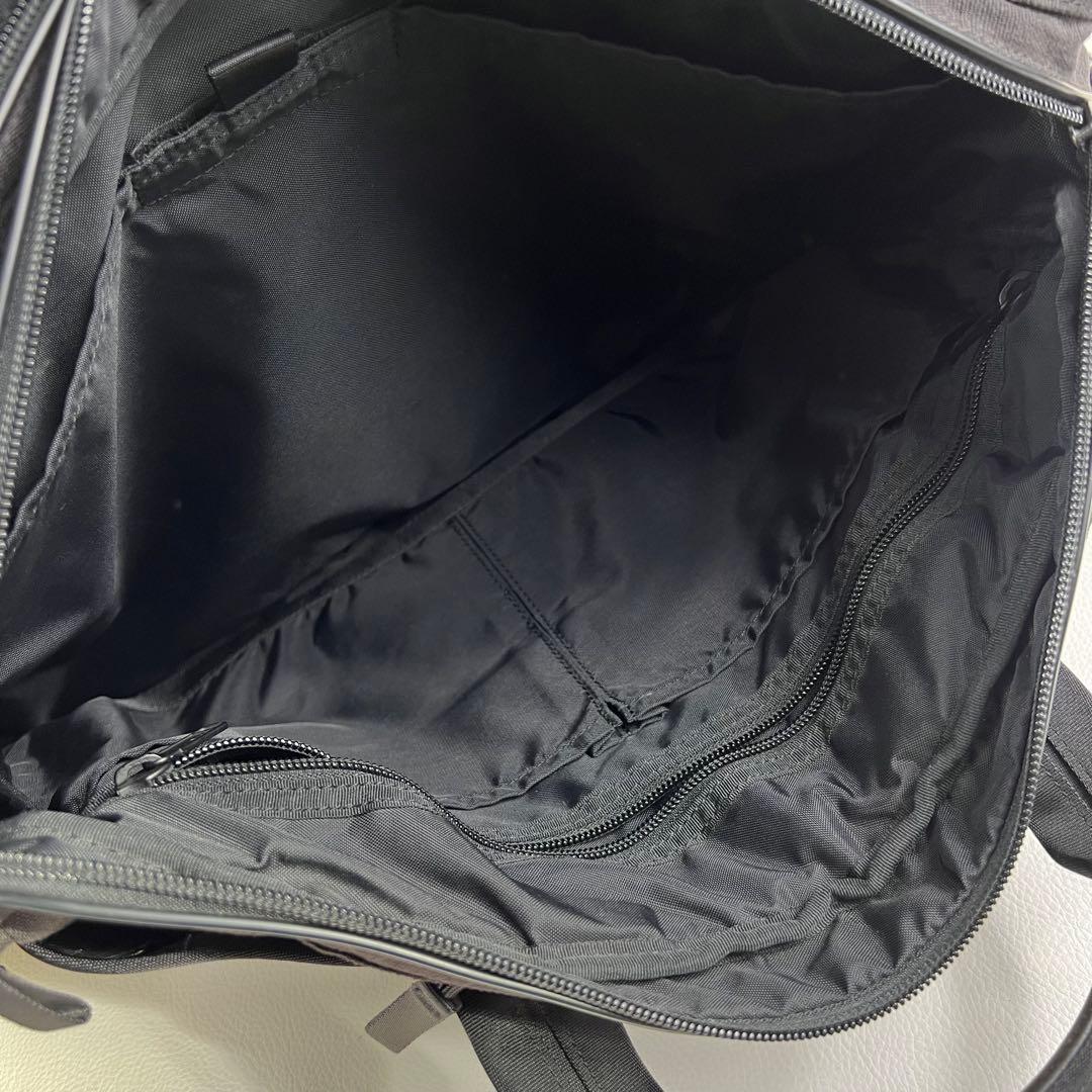 【2way✨撥水】ポーター ビジネスバッグ ハイブリッド 出張 二層 ブラック