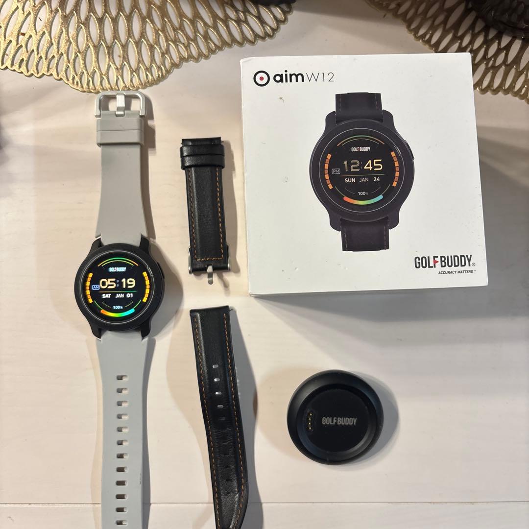 GOLF BUDDY aim W12 GPSナビウォッチ - メルカリ