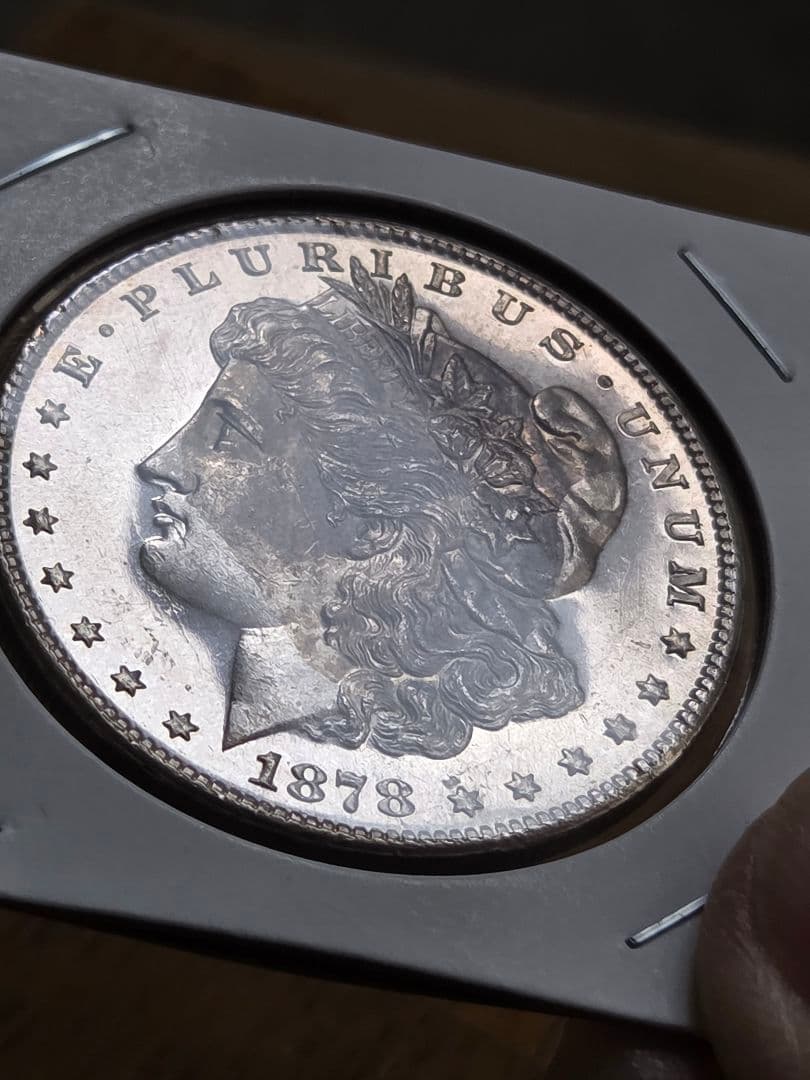 (プルーフライク)　アメリカ合衆国　モルガンダラー銀貨　1878 S (初年号)