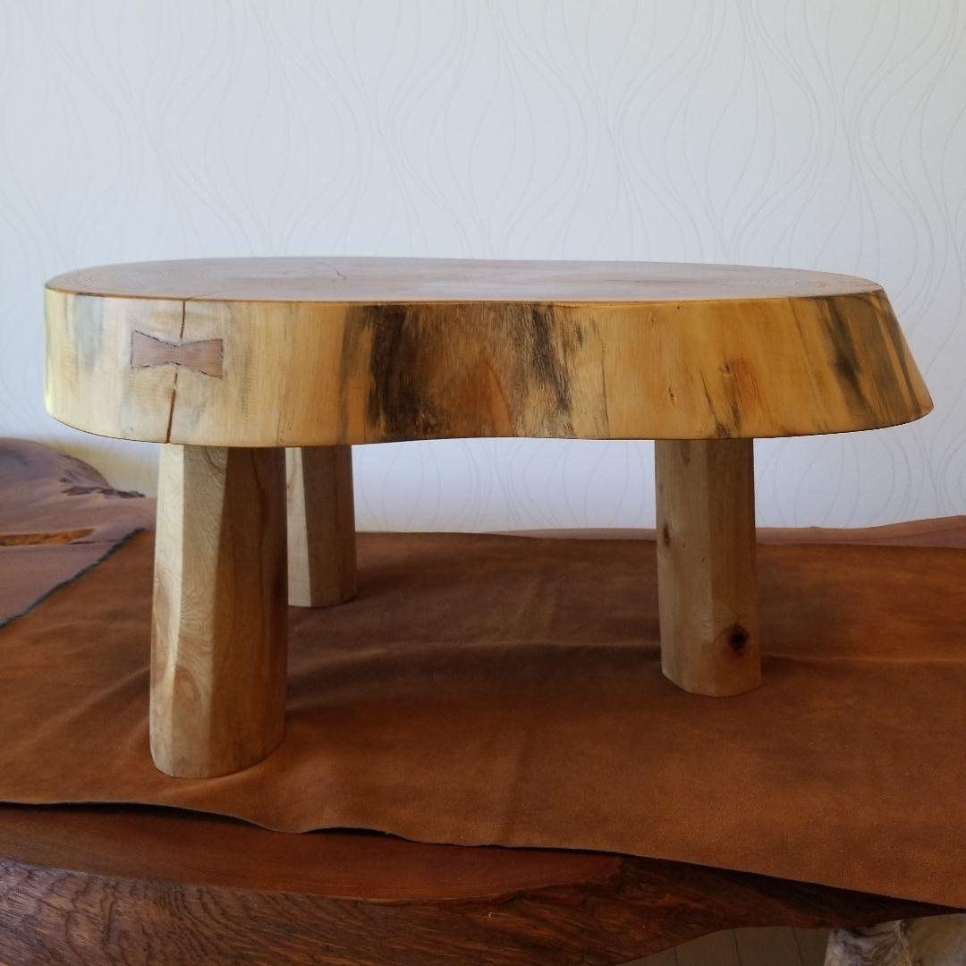 M*様 サイドテーブル《欅けやき》3本脚