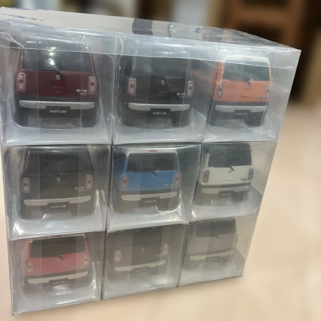 スズキ　新型ハスラー（初代）カラーサンプル　ミニチュアカー　全色箱入り　非売品