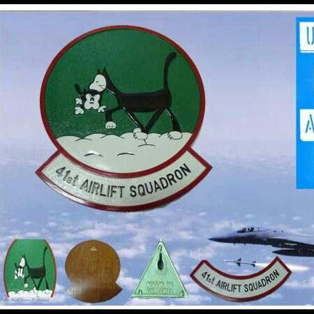 新品 USAF OKINAWA 空軍 プラック嘉手納①点41STairborne