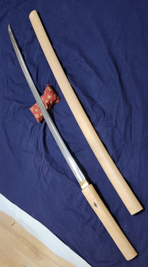 【模造刀 】白鞘 太刀用刀身 居合刀刀身