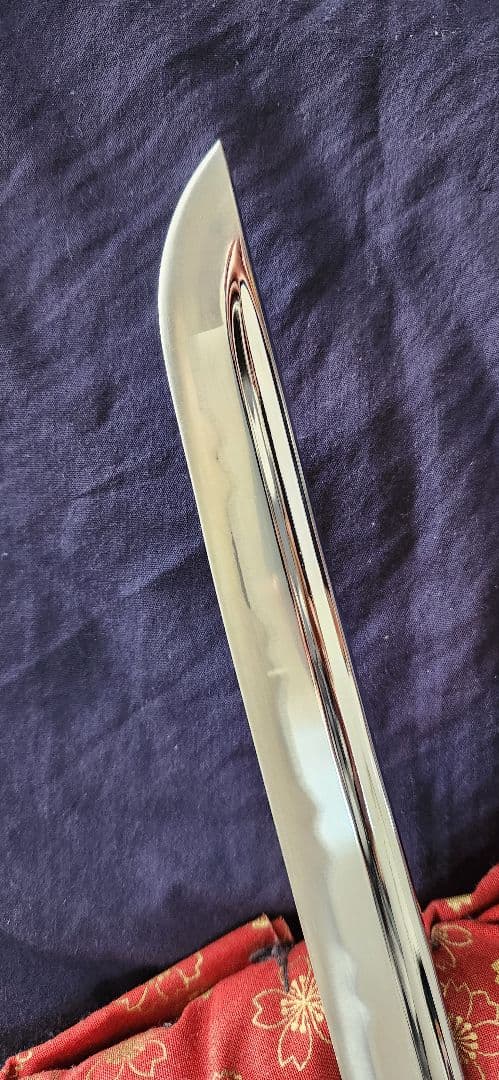 【模造刀 】白鞘 太刀用刀身 居合刀刀身